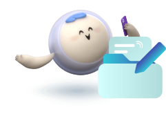 Healico mascotte communication équipe